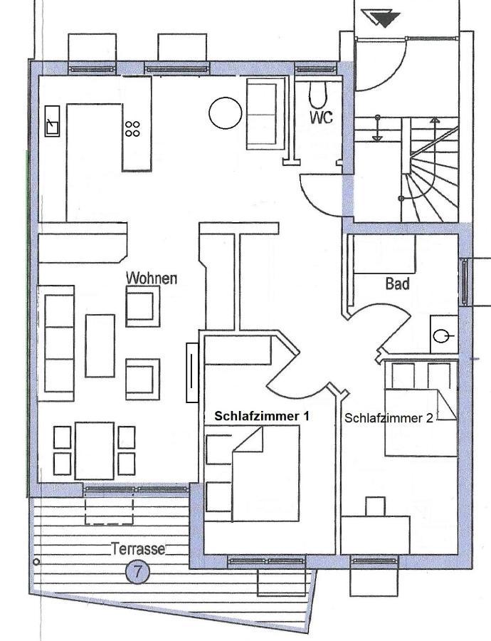 Schlossblick In Giengen Burgberg Appartement *